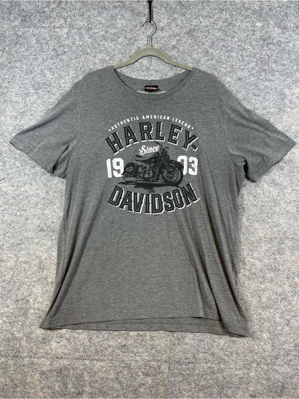 Harley Davidson Alcatraz San Francisco Grey Graphic T-Shirt Biker Moto
